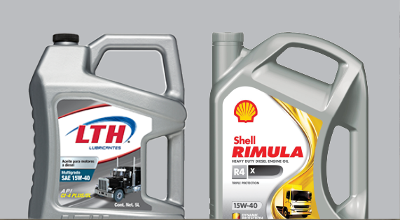 Aceites para auto LTH y Shell
